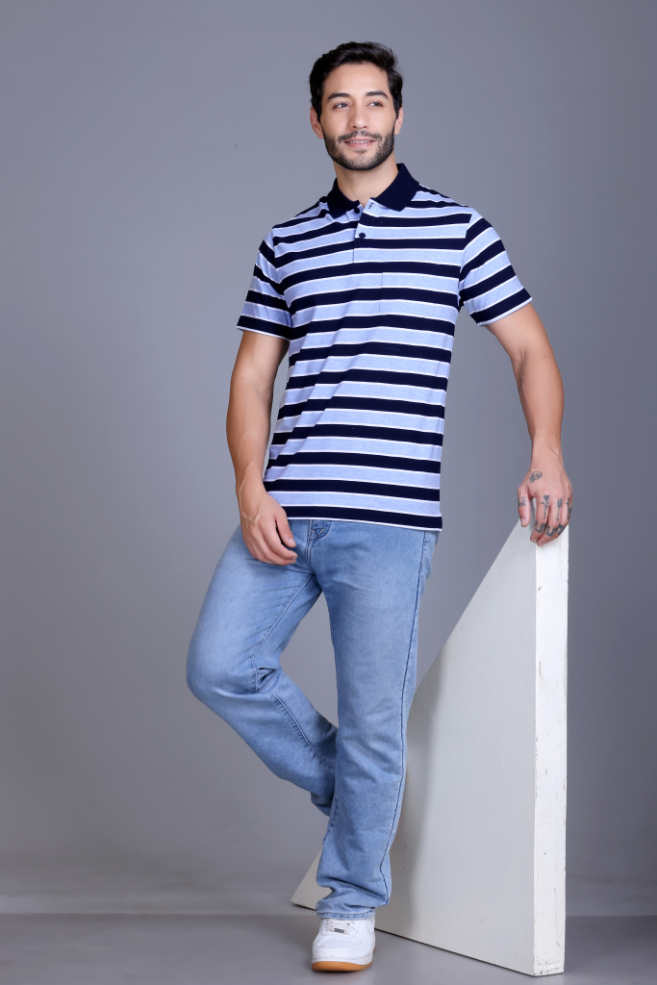 Navy Blue and Sky Blue