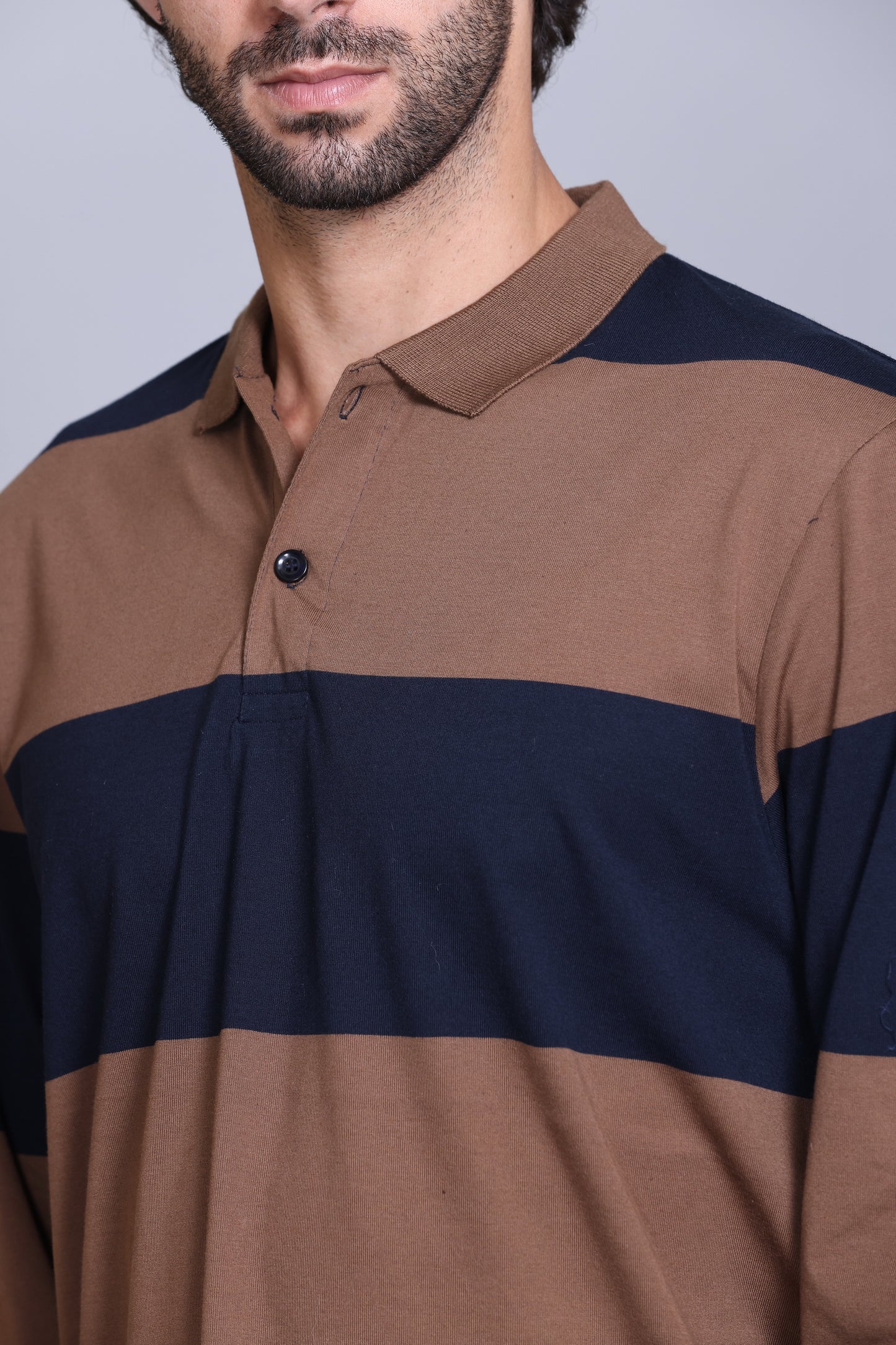Navy and Brown