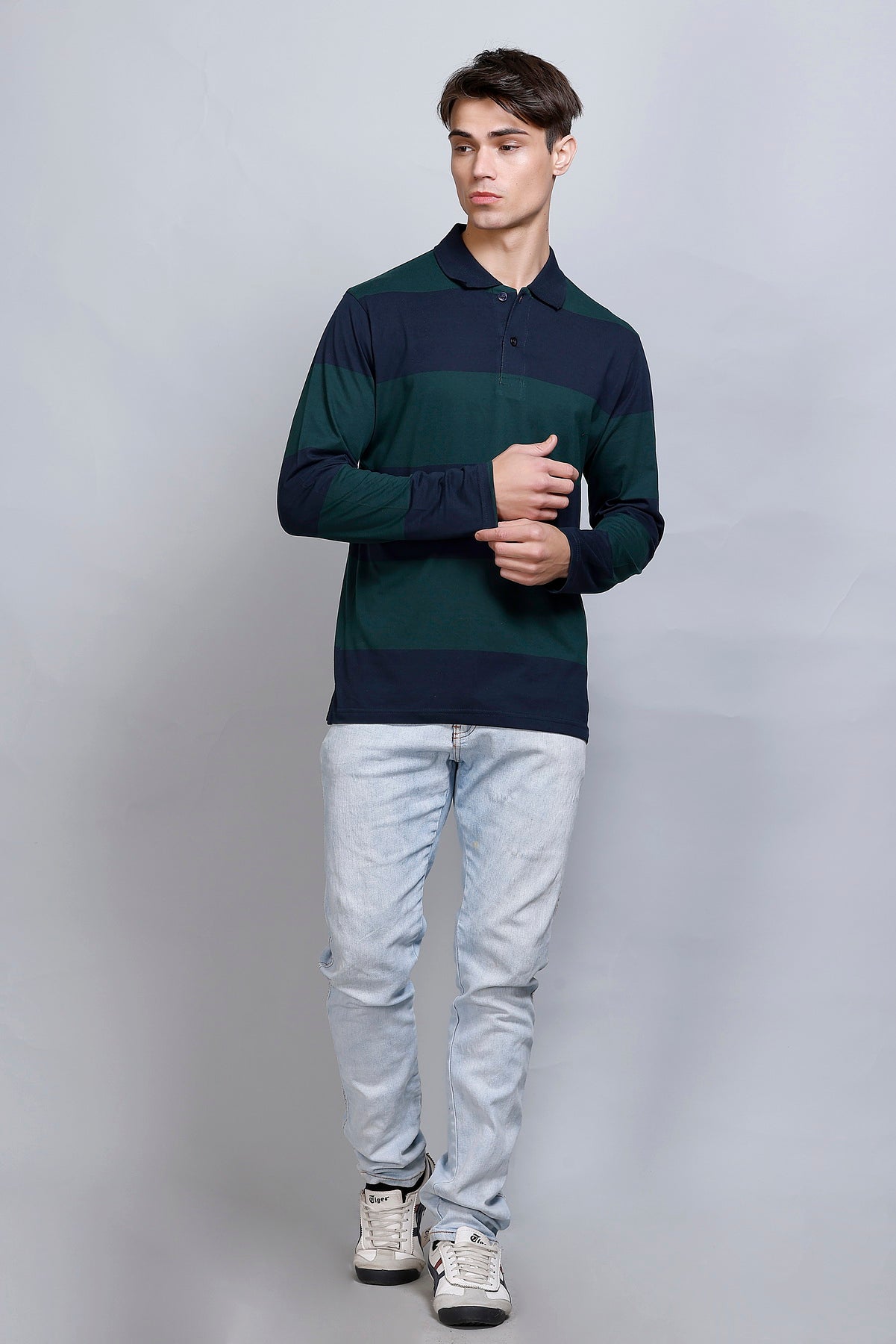 Navy and Green