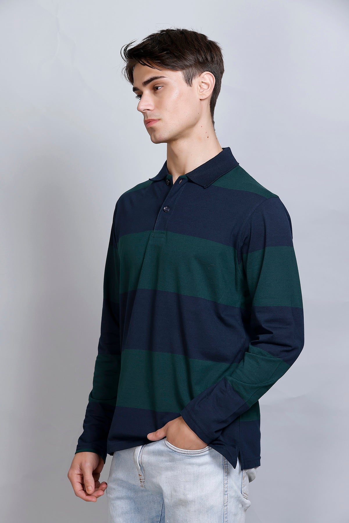 Navy and Green