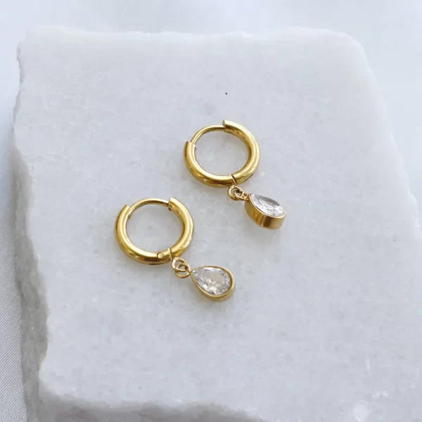 Crystal Drop Earings Women