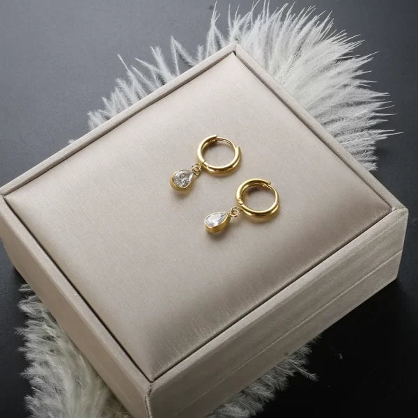 Crystal Drop Earings Women