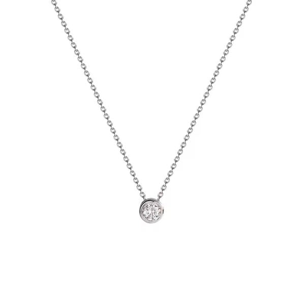 Silver Crystel Necklace women