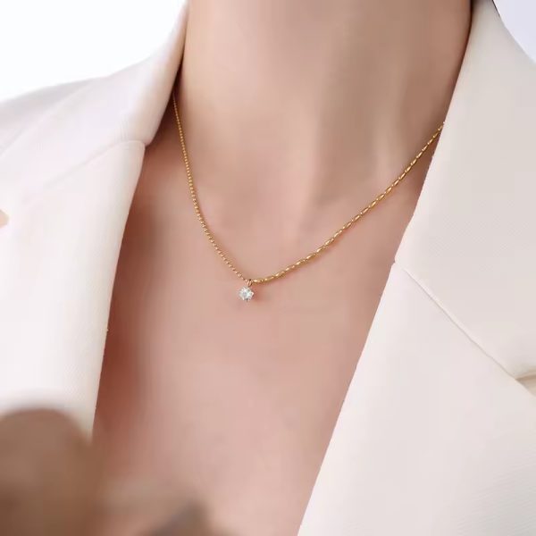 Crystal Pendant Necklace women