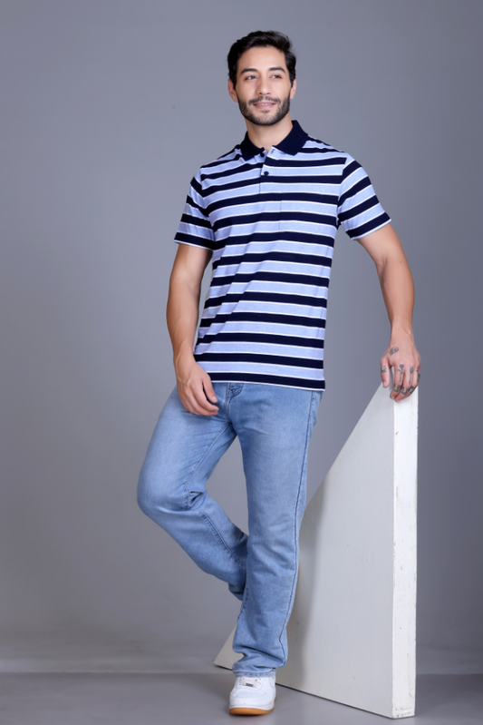 Navy Blue and Sky Blue