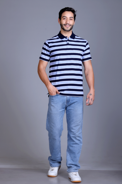 Navy Blue and Sky Blue