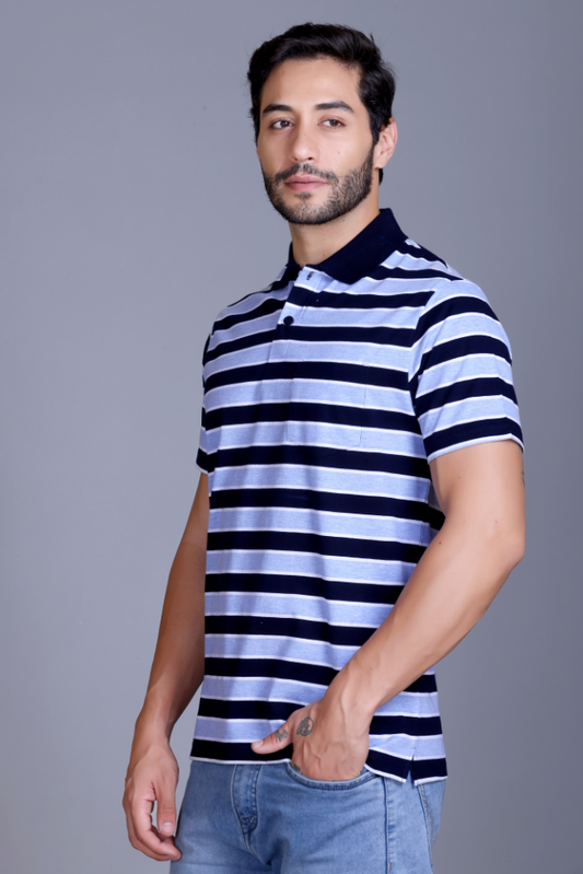 Navy Blue and Sky Blue