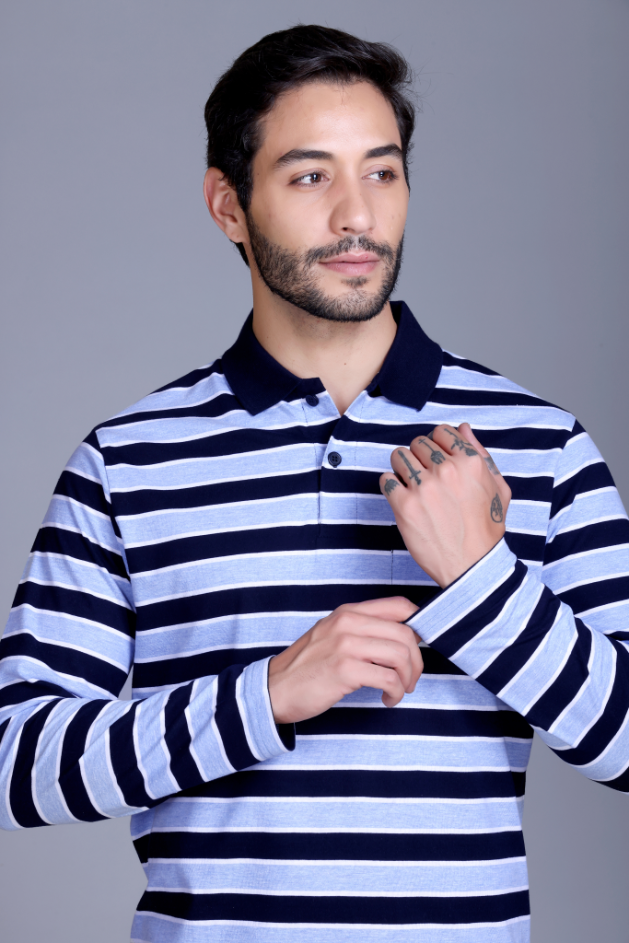 Navy Blue and Sky Blue