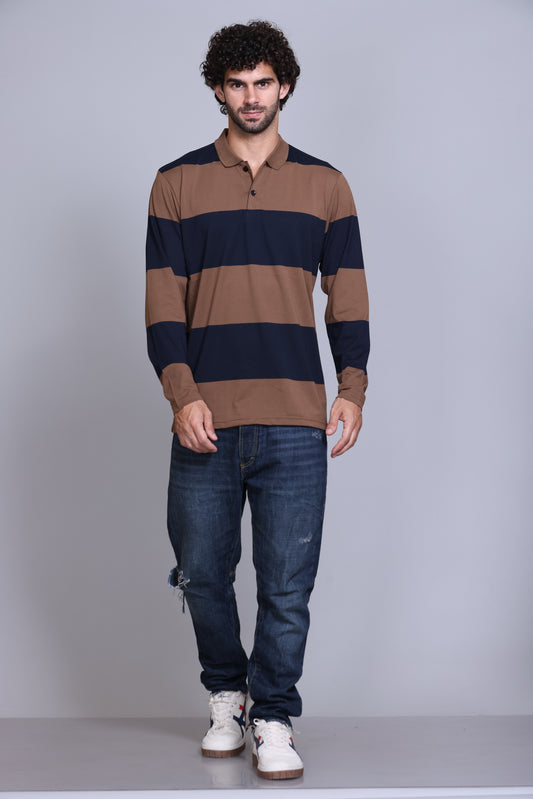 Navy and Brown