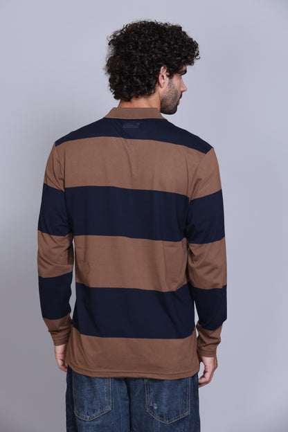 Navy and Brown