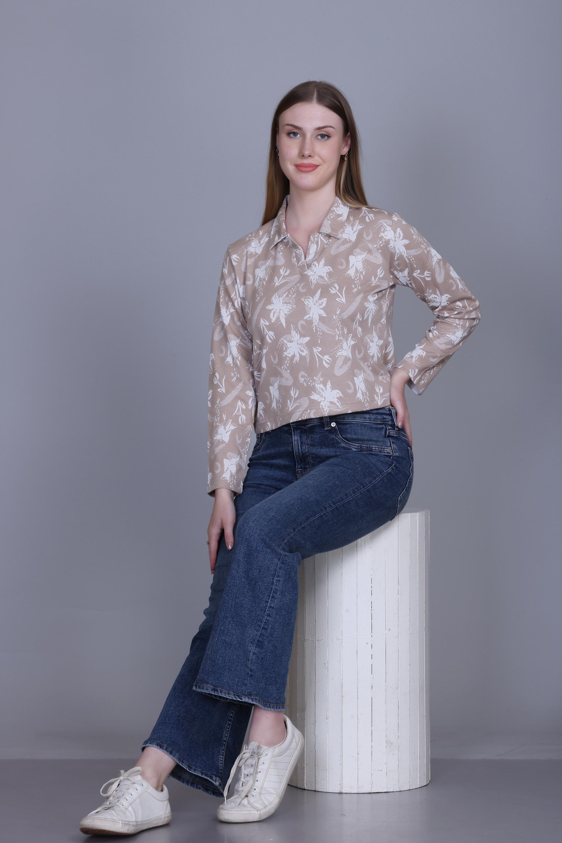 Beige Floral