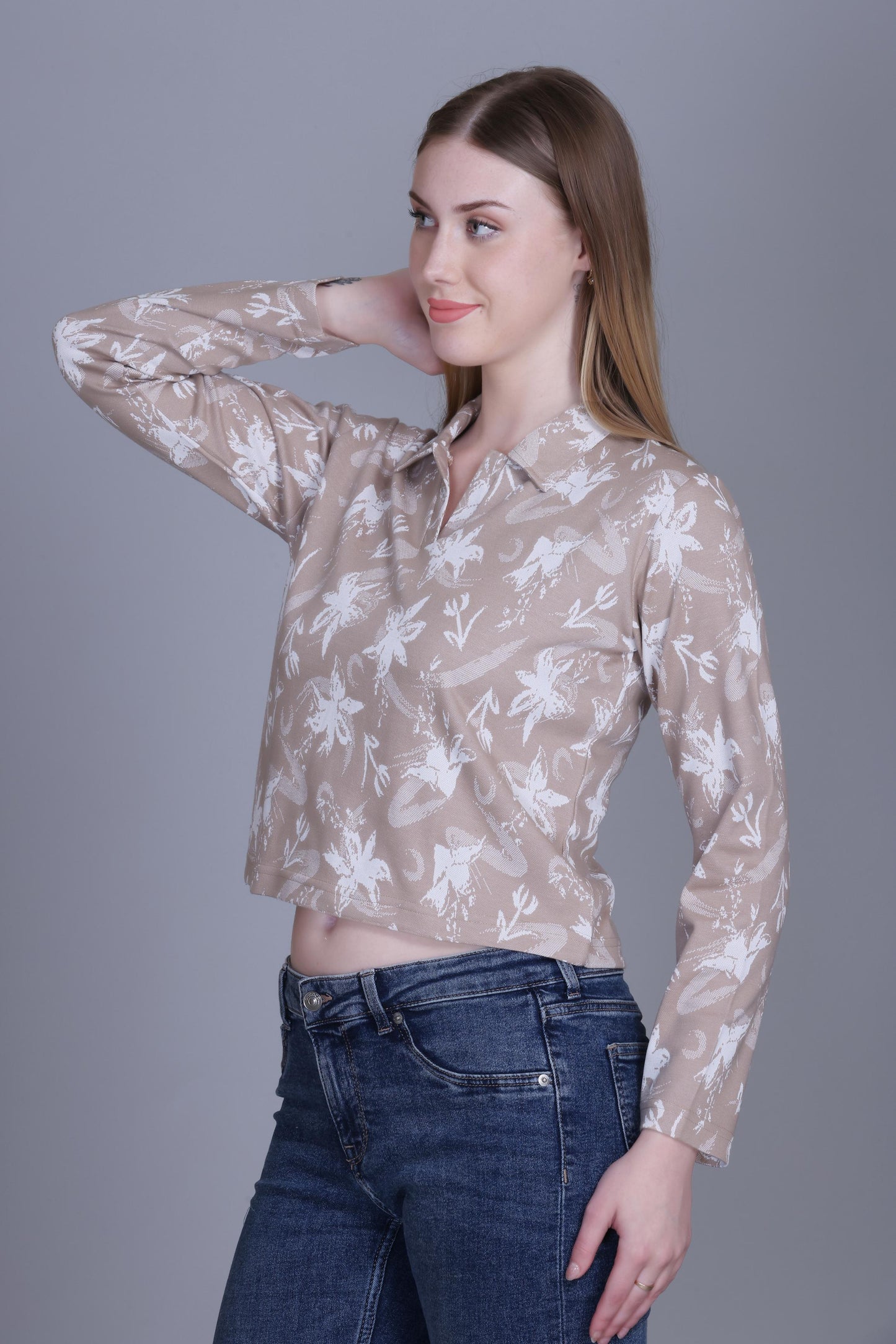 Beige Floral