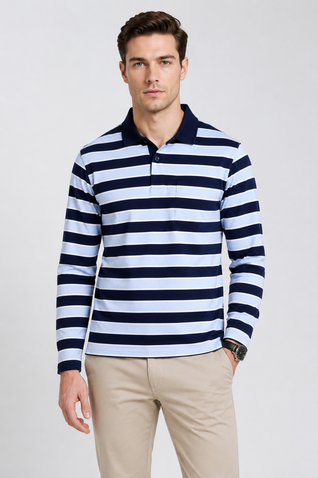 Navy Blue and Sky Blue