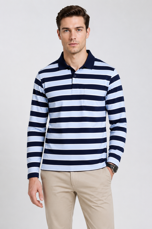 Navy Blue and Sky Blue