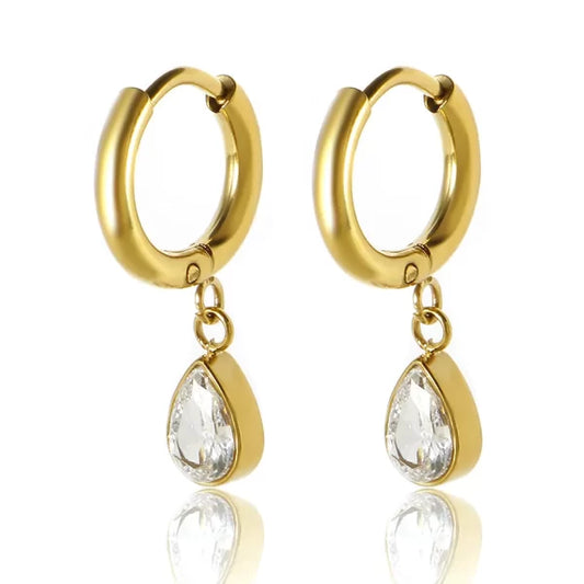 Crystal Drop Earings Women