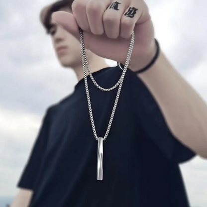 Long Bar Pendant Men