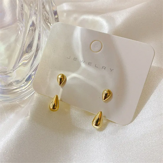 Gold Magic Drops Earings Women